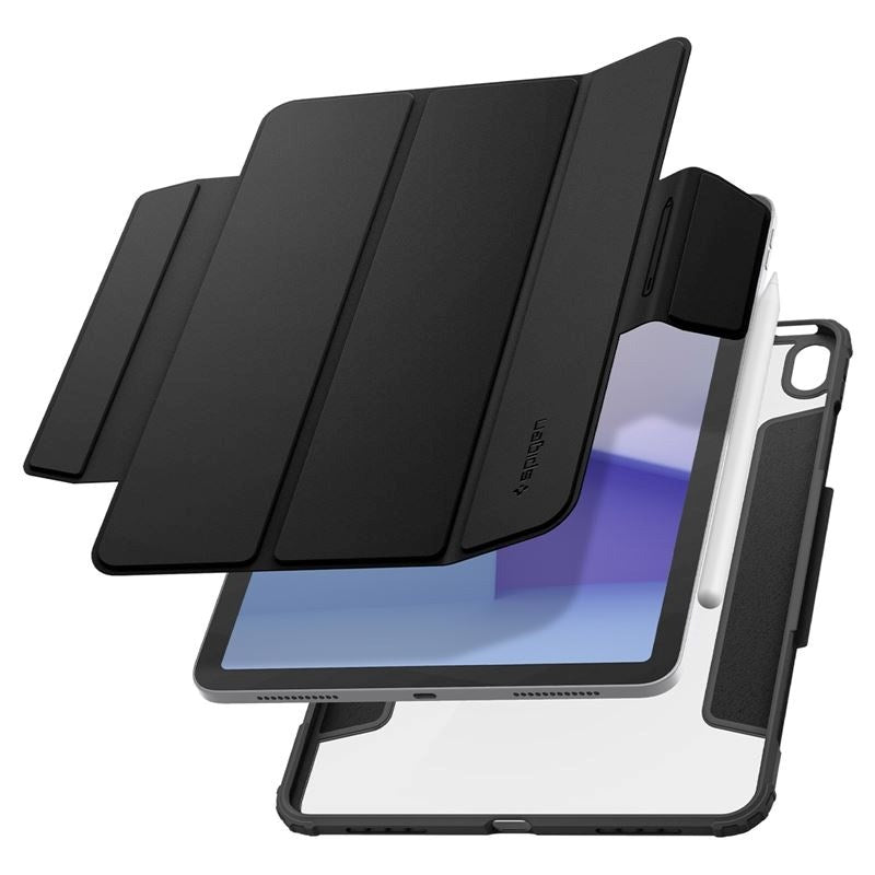 iPad Air 11" (2026 / 2025 / 2024) Spigen Air Skin Pro Skinn Flip Deksel - Sort