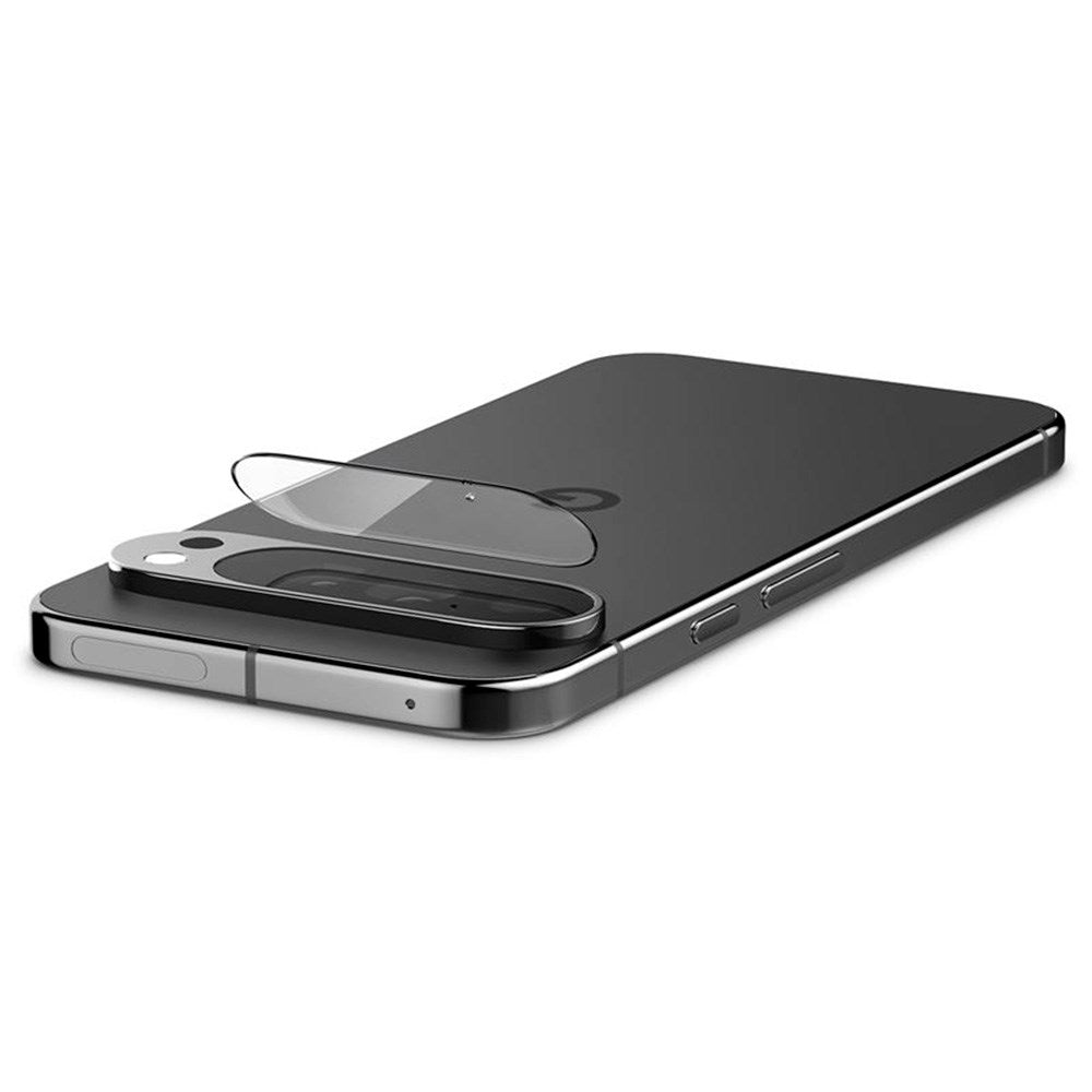 Google Pixel 9 Pro Spigen EZ Fit. tR Optik Kameralinsebeskyttelse - 2 Stk - Gjennomsiktig
