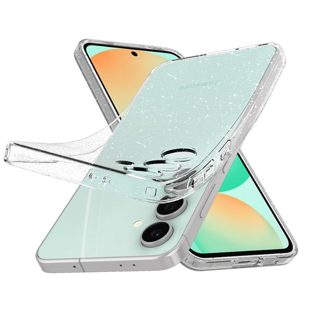 Samsung Galaxy S24 FE Spigen Liquid Crystal Glitter Deksel - Gjennomsiktig