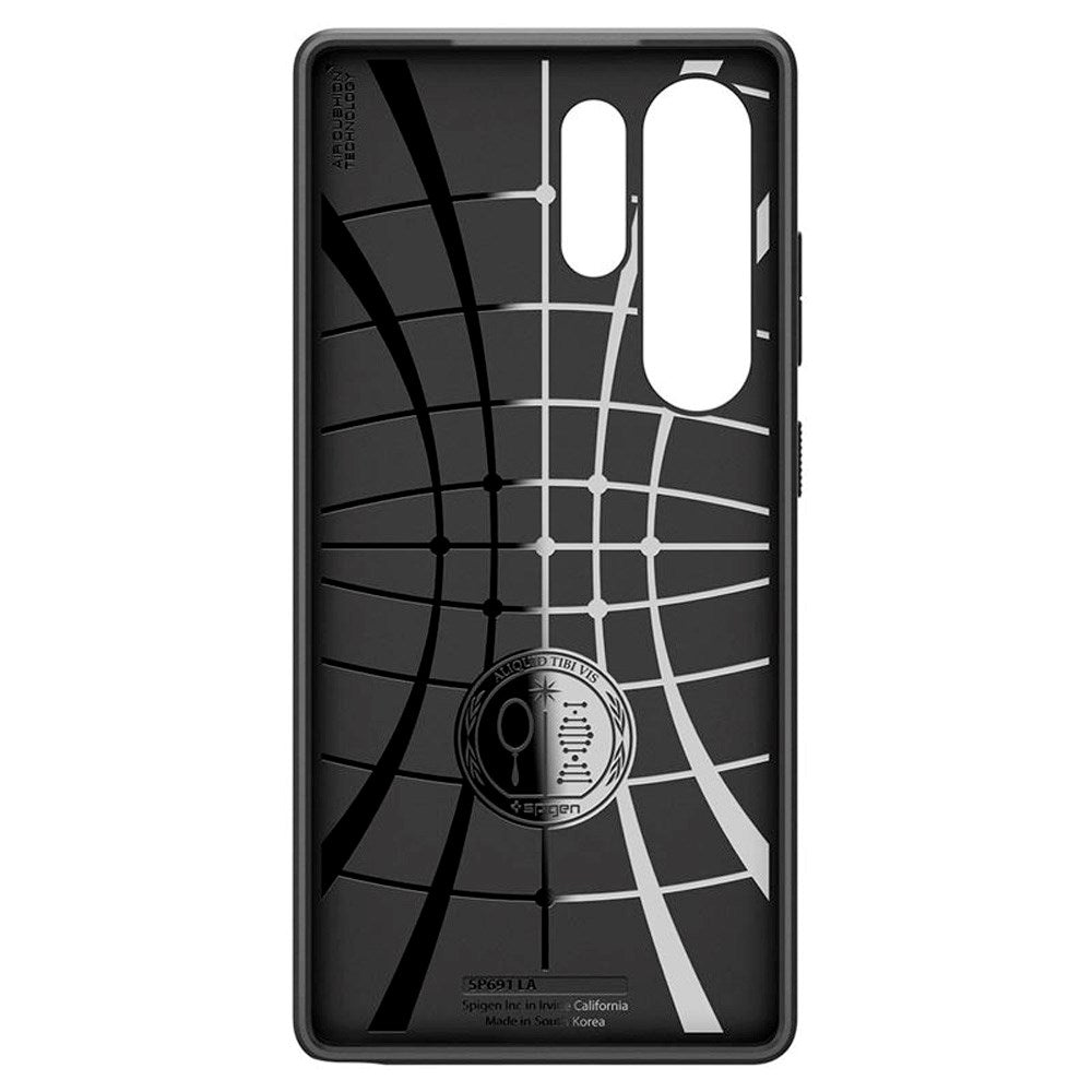 Samsung Galaxy S25 Ultra Spigen Liquid Air - Fleksibelt Plast Deksel - Svart
