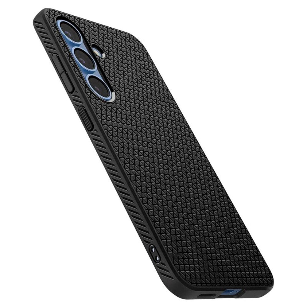 Samsung Galaxy S25+ (Plus) Spigen Liquid Air - Fleksibelt Plast Deksel - Svart