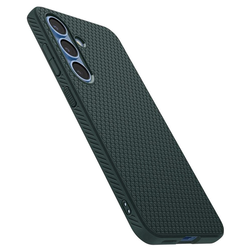 Samsung Galaxy S25 Spigen Liquid Air - Fleksibelt Plast Deksel - Grønn