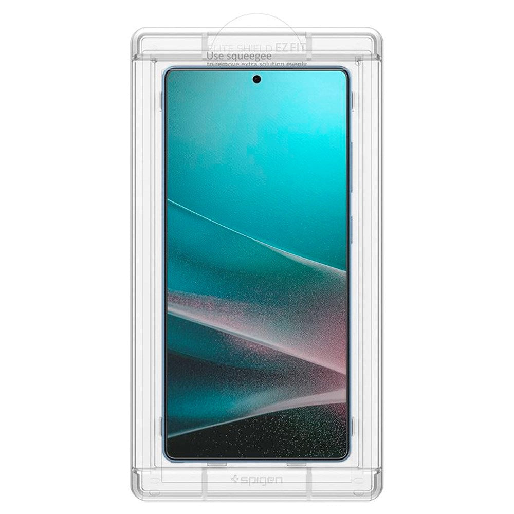 Samsung Galaxy S25 Ultra Spigen EliteShield EZ Fit Skjermbeskyttelsesfilm - Gjennomsiktig