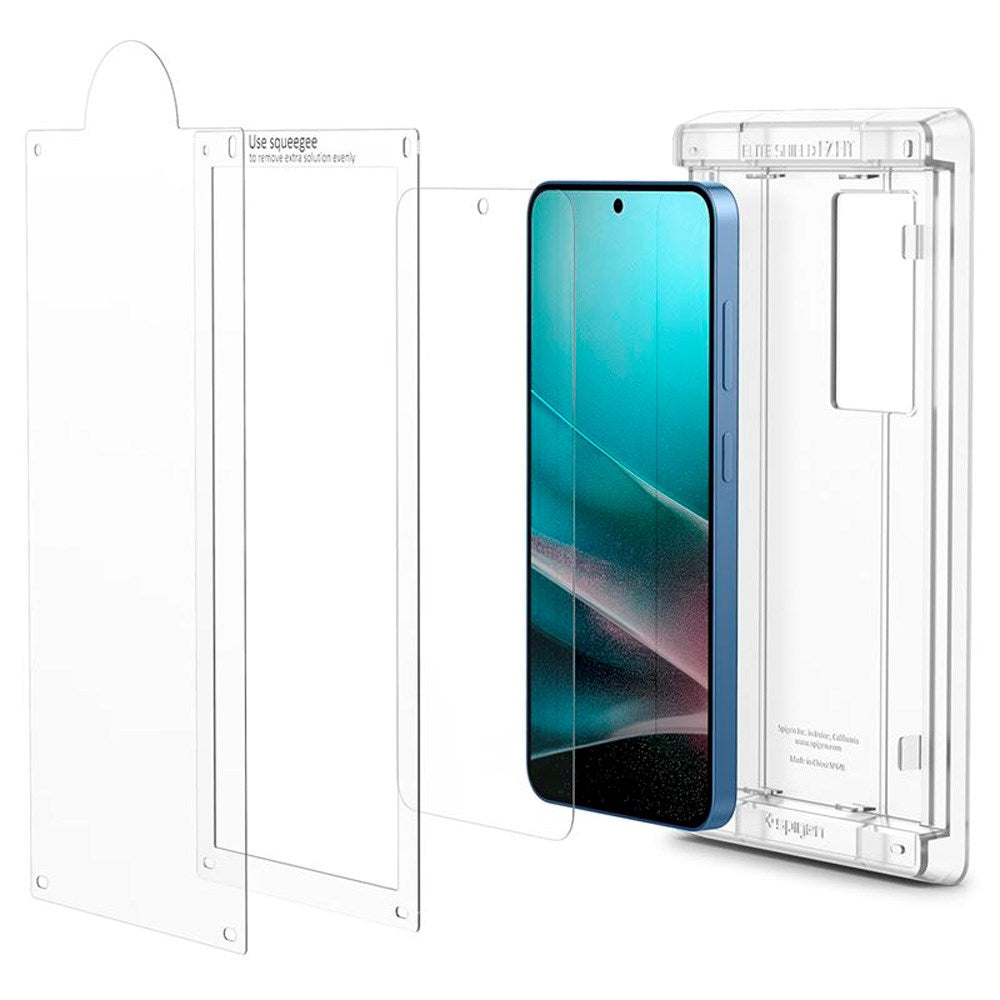Samsung Galaxy S25 Spigen EliteShield EZ Fit Skjermbeskyttelsesfilm - Gjennomsiktig
