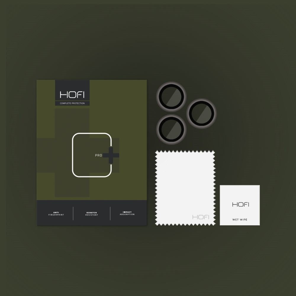 iPhone 14 Pro / 14 Pro Max HOFI Camring Pro+ Kameralinsebeskyttelse - Svart