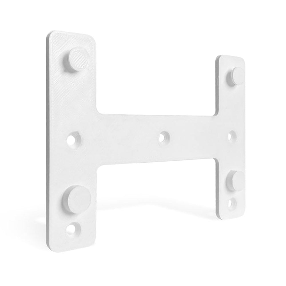 Light Solutions - Usynlig Veggbrakett for 2x Philips Hue Bridge 2.1 - Hvit