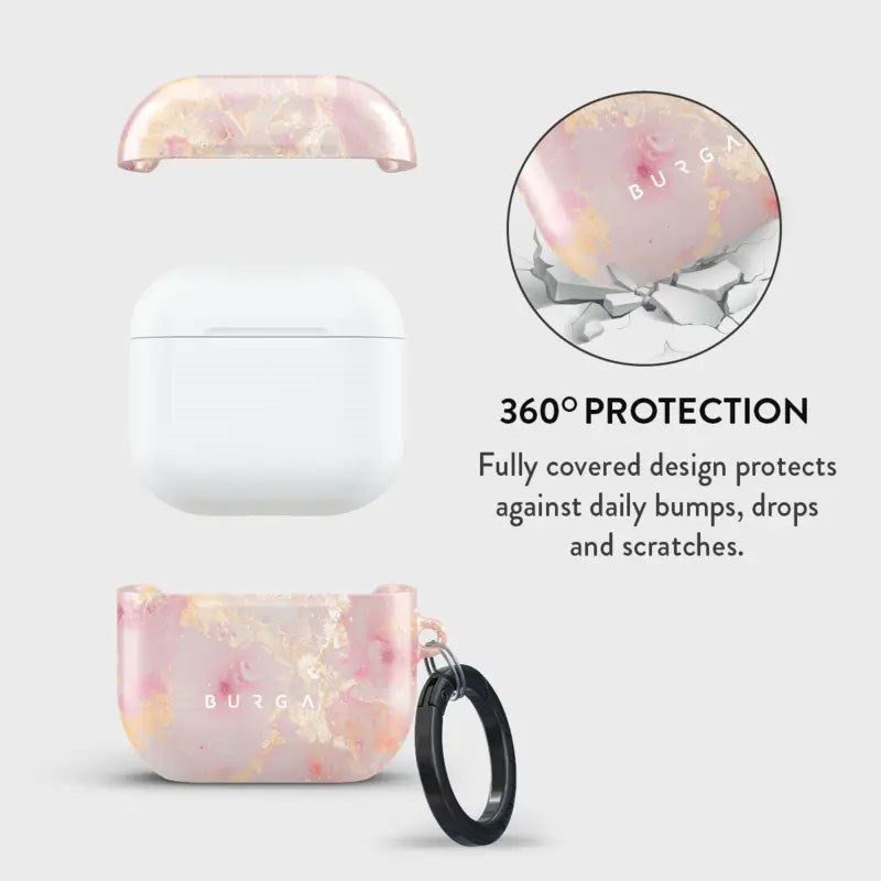Apple AirPods (4. Gen.) Burga Deksel m. Karabinkrok - Golden Coral