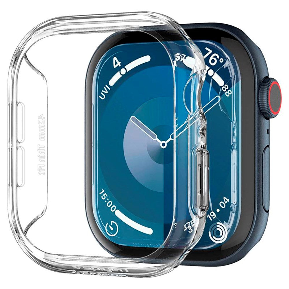Apple Watch 11 / 10 (46mm) Spigen Thin Fit Deksel - Gjennomsiktig
