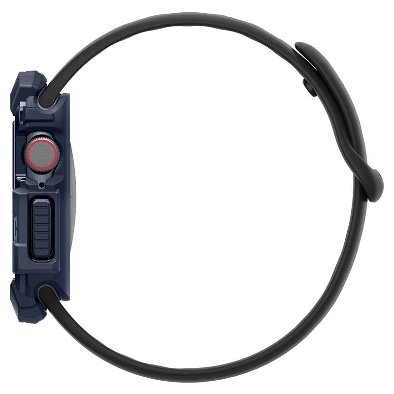Apple Watch 11 / 10 (46mm) Spigen Rugged Armor Deksel - Fleksibel Plast - Blå
