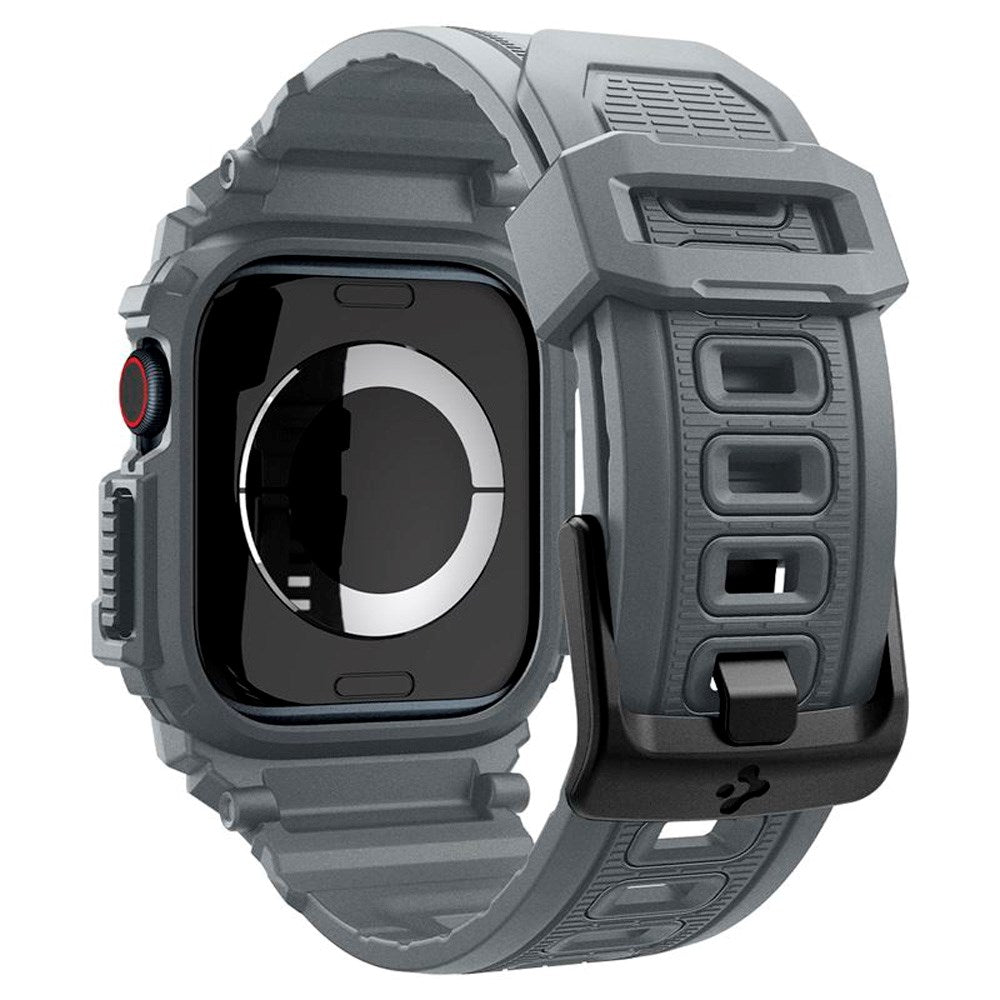 Apple Watch 11 / 10 (46mm) Spigen Rugged Armor Pro Rem m. Deksel - Grå