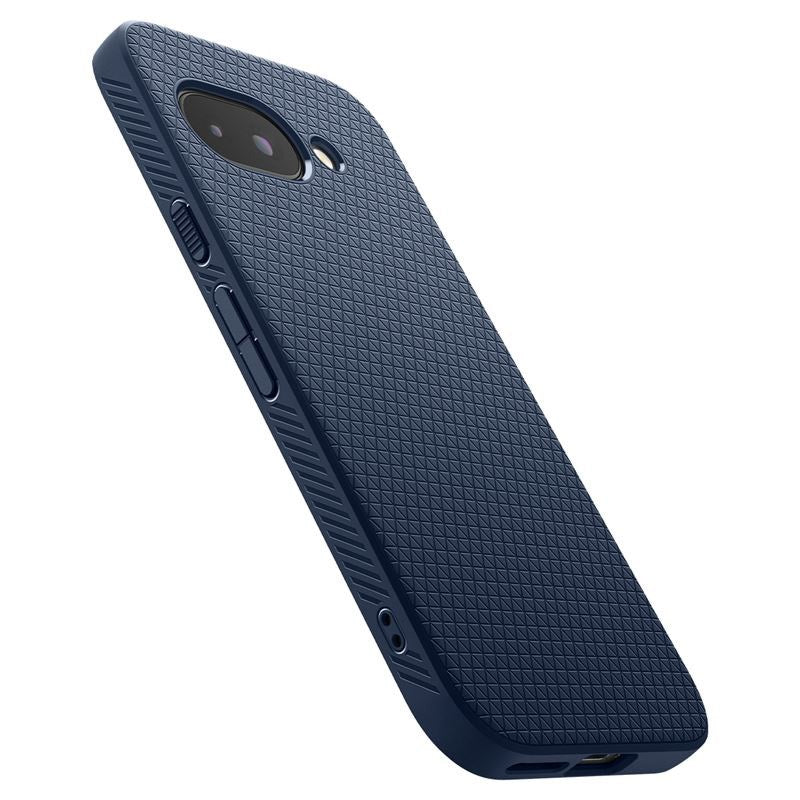 Google Pixel 9a Spigen Liquid Air - Fleksibelt Plast Deksel - Blå