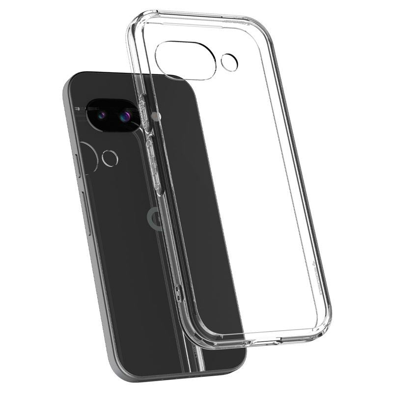 Google Pixel 9a Spigen Hybrid Crystal Clear Deksel - Gjennomsiktig