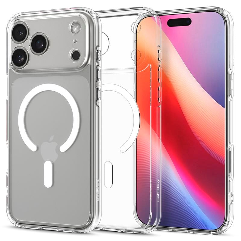 iPhone 17 Pro Spigen Ultra Hybrid Deksel - MagSafe Kompatibel - Gjennomsiktig