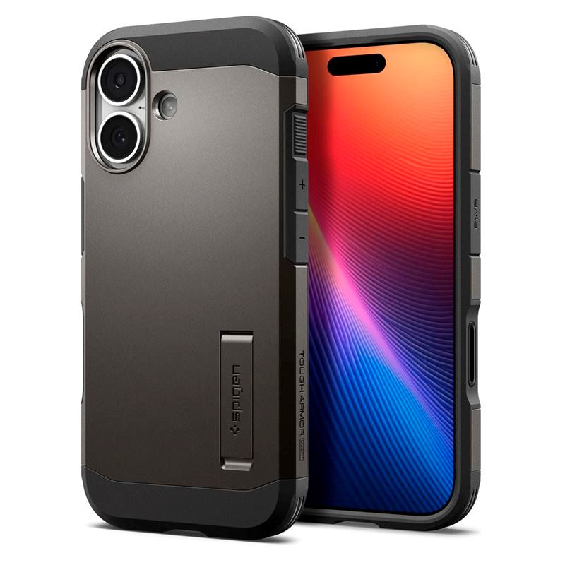iPhone 17 Spigen Tough Armor T Deksel - MagSafe Kompatibel - Grå