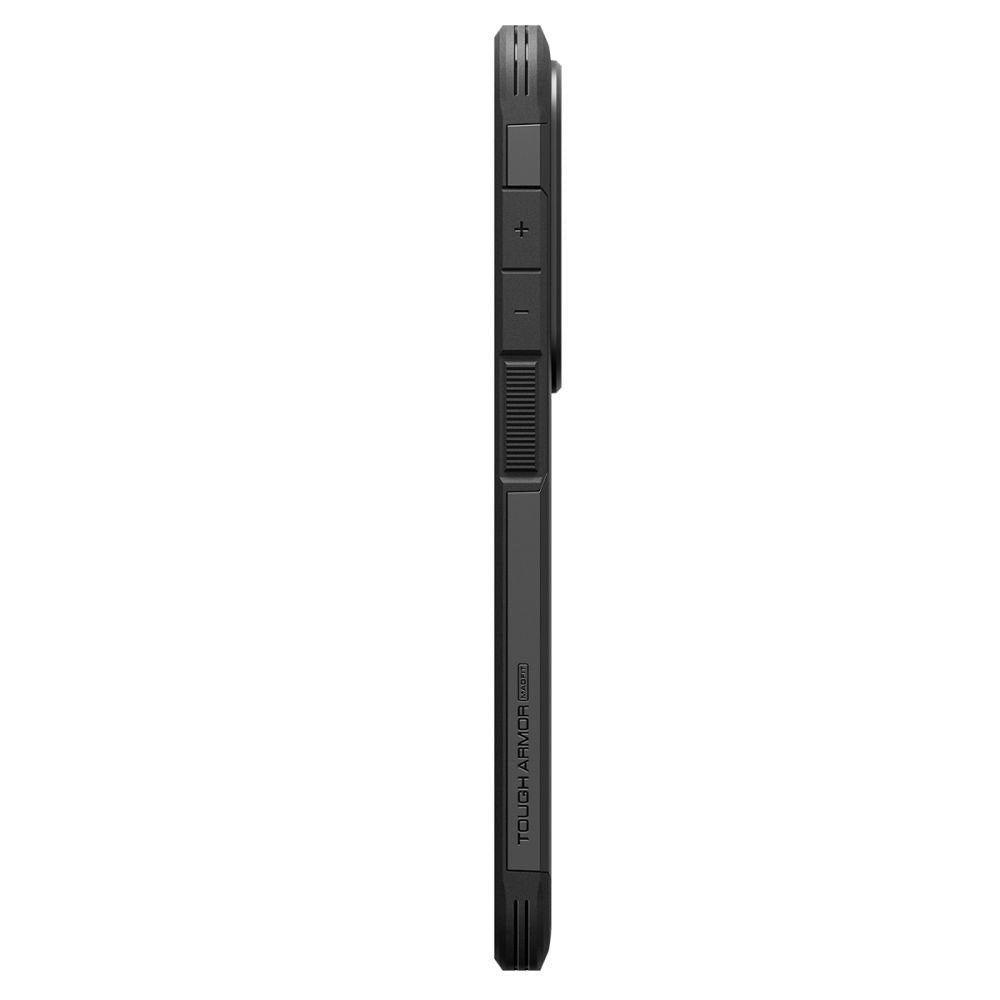 Samsung Galaxy S26 Ultra Spigen Tough Armor Hybrid Deksel m. Stativfunksjon - MagSafe Kompatibel - Svart