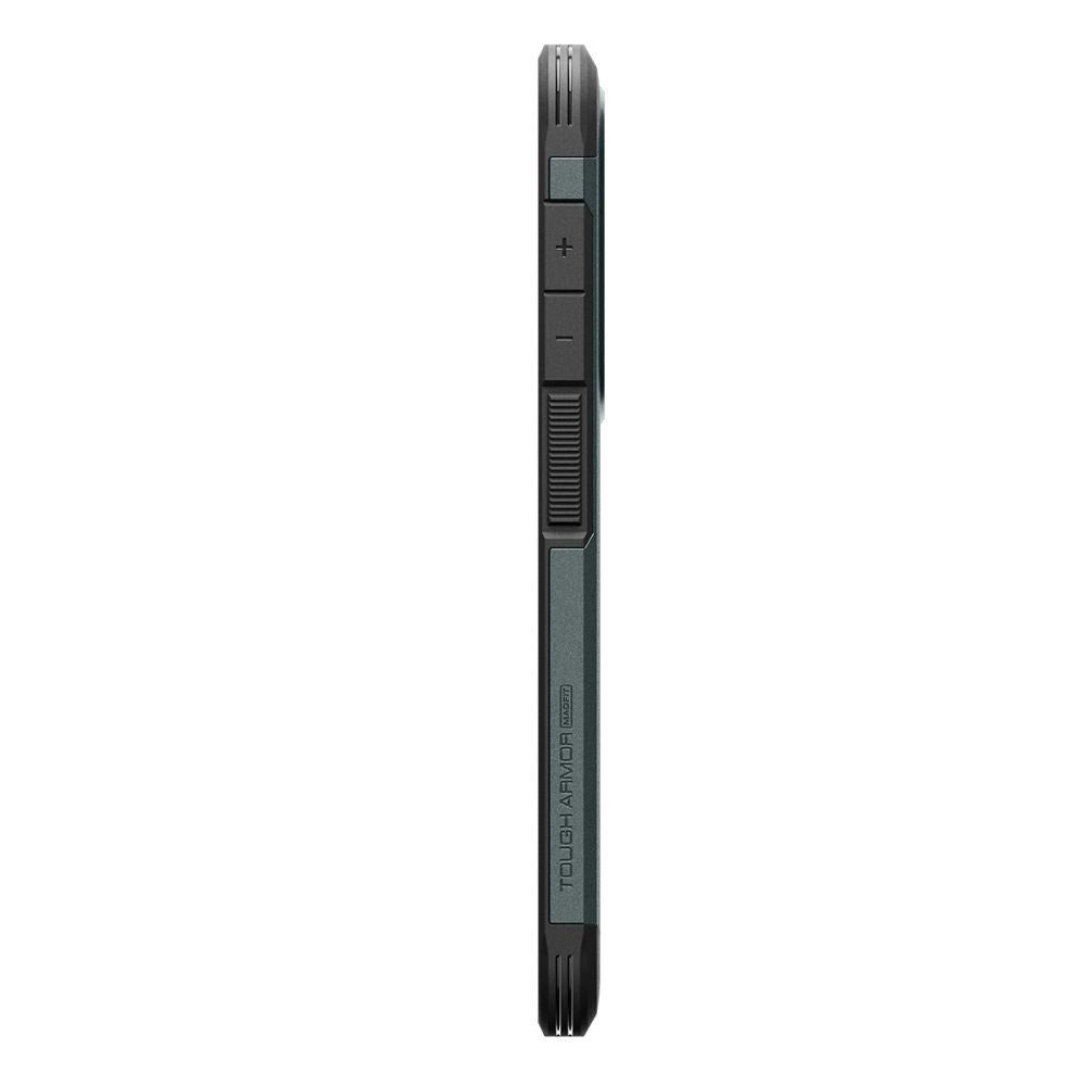 Samsung Galaxy S26+ (Plus) Spigen Tough Armor Hybrid Deksel m. Stativfunksjon - MagSafe Kompatibel - Grønn