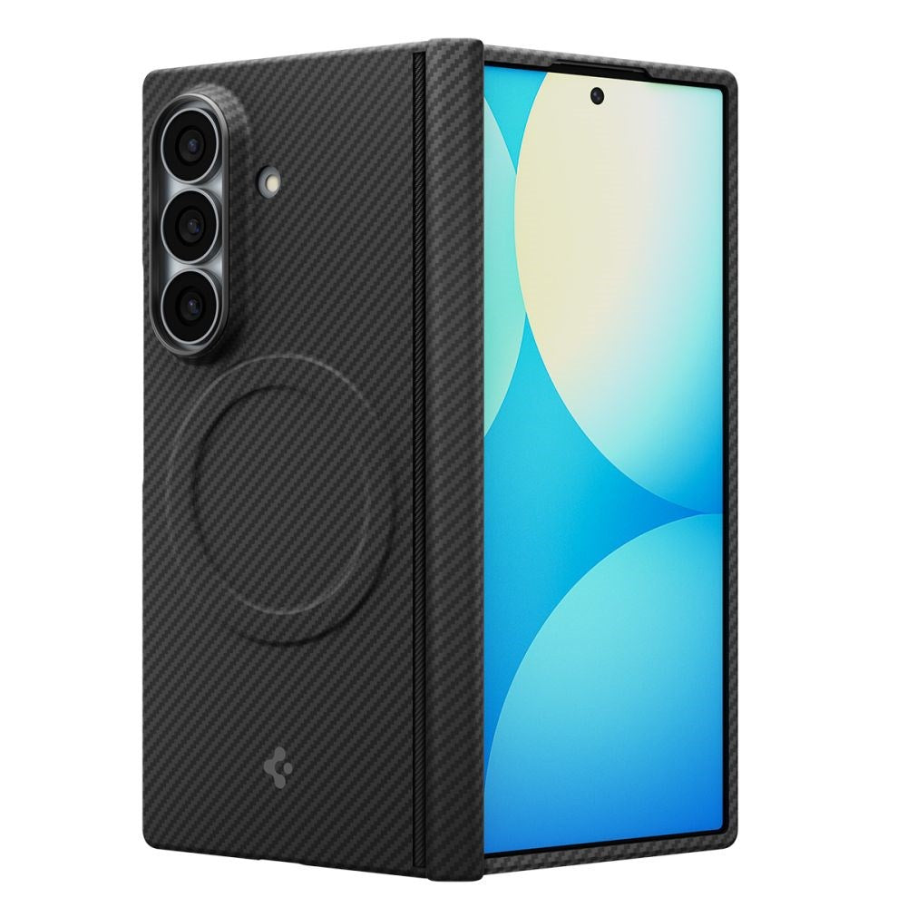 Samsung Galaxy Z Fold8 Ultra Spigen Air Skin Aramid Deksel - MagSafe Kompatibel - Svart