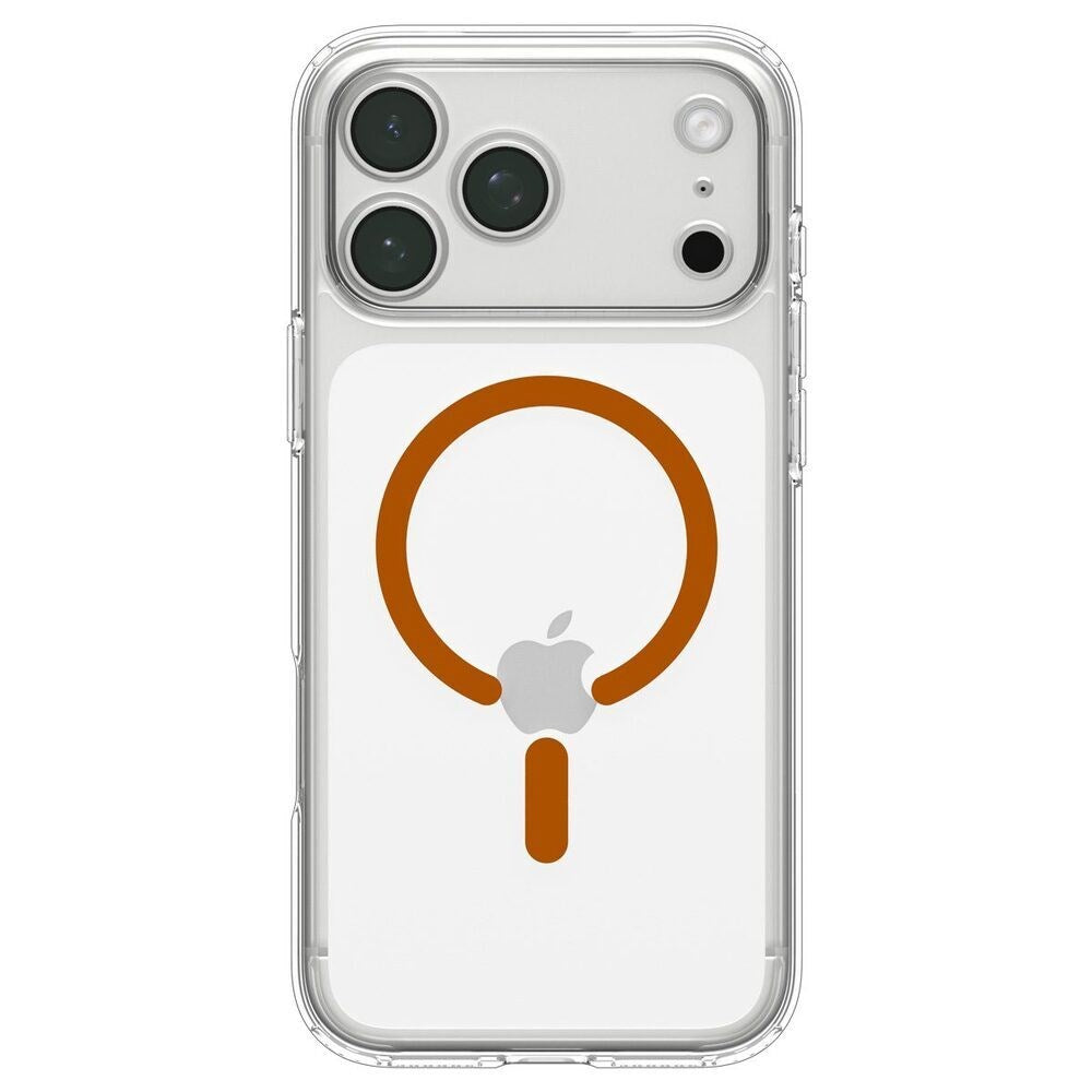 iPhone 18 Pro Max / 17 Pro Max Spigen Ultra Hybrid Deksel - MagSafe Kompatibel - Gjennomsiktig / Oransje
