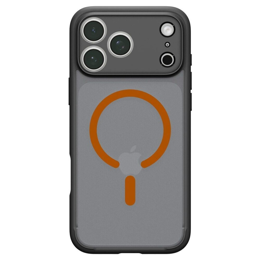 iPhone 18 Pro / 17 Pro Spigen Ultra Hybrid Deksel - MagSafe Kompatibel - Matt Svart / Oransje