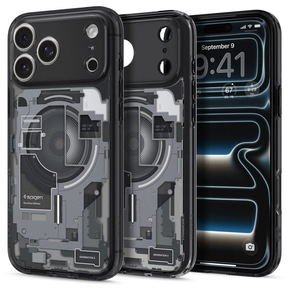 iPhone 18 Pro Max / 17 Pro Max Spigen Ultra Hybrid Deksel - MagSafe Kompatibel - Gjennomsiktig / Svart