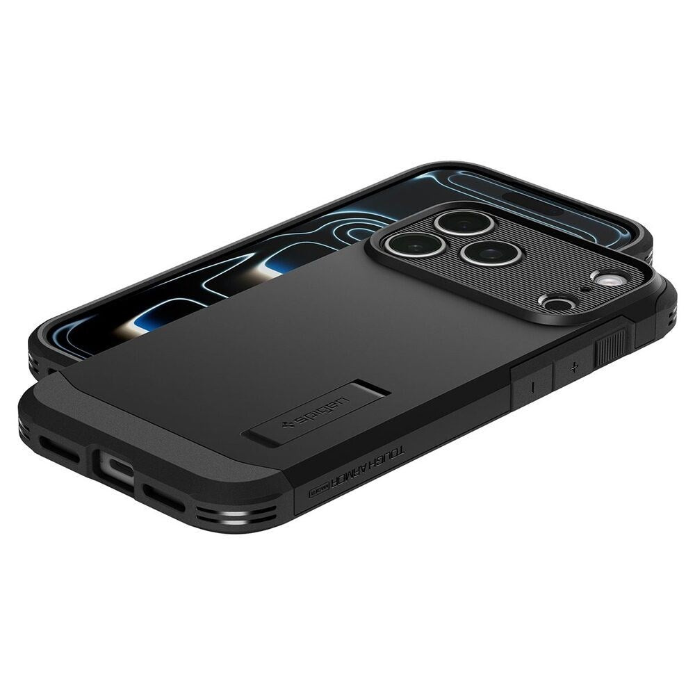 iPhone 18 Pro / 17 Pro Spigen Tough Armor T Deksel - MagSafe Kompatibel - Svart