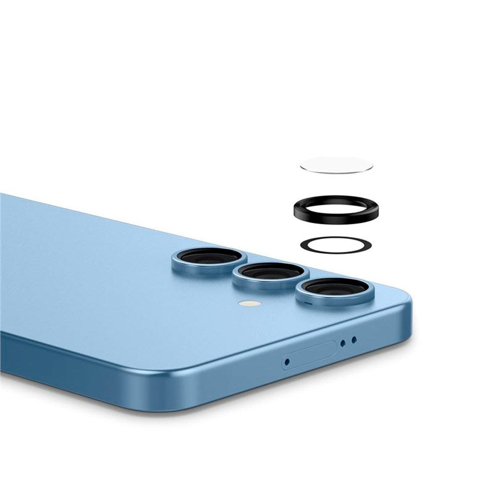 Samsung Galaxy S25 Spigen EZ Fit Optik Pro Kameralinsebeskyttelsesglass - 2 stk - Svart