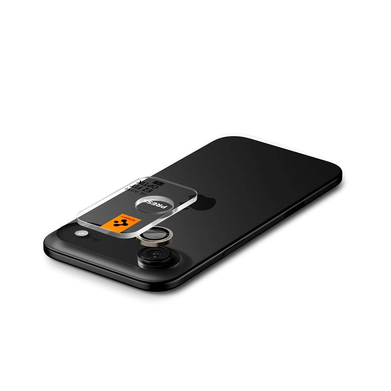 iPhone Air Spigen Glass tR EZ Fit Optik Pro Kameralinsebeskyttelsesglass - 2 stk - Svart