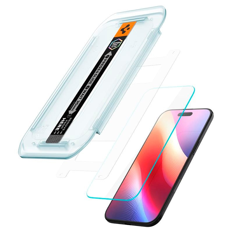 iPhone Air Spigen Glass tR EZ Fit Pro HD Skjermbeskyttelsesglass - Gjennomsiktig