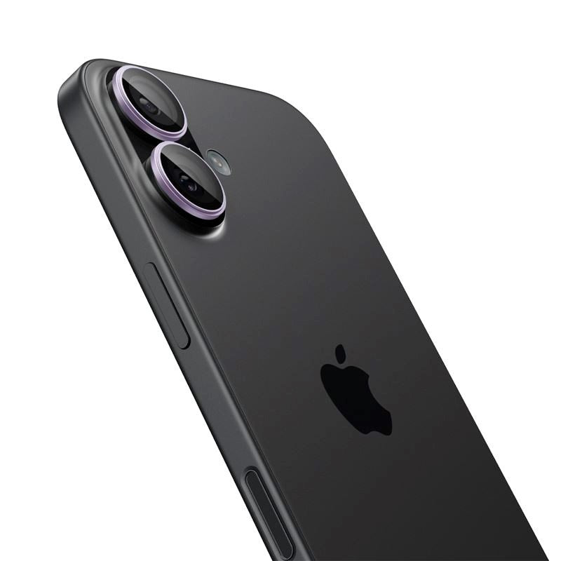 iPhone 17 Spigen Glass tR EZ Fit Optik Pro Kameralinsebeskyttelsesglass - 2 stk - Lilla