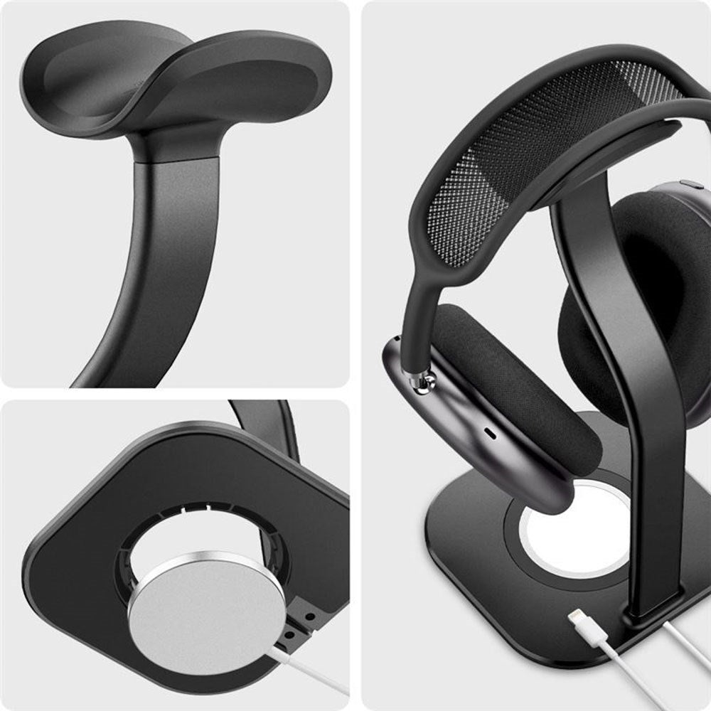 Spigen Ladestativ for Mobil & AirPods Max - MagSafe Kompatibel - Svart