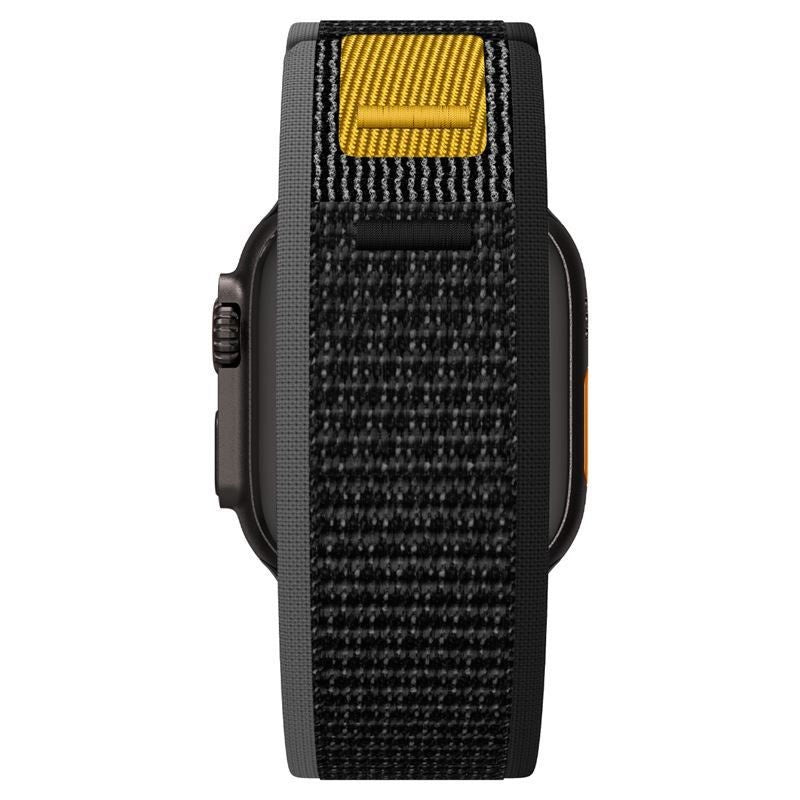 Apple Watch (44/SE/45/46/49mm) Spigen Athlex Air Active Nylon Rem – Svart