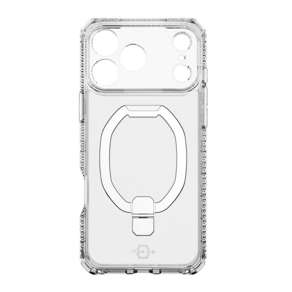 iPhone 17 Pro Max ITSKINS Hybrid Vapor Stand Deksel - MagSafe Kompatibel - Gjennomsiktig