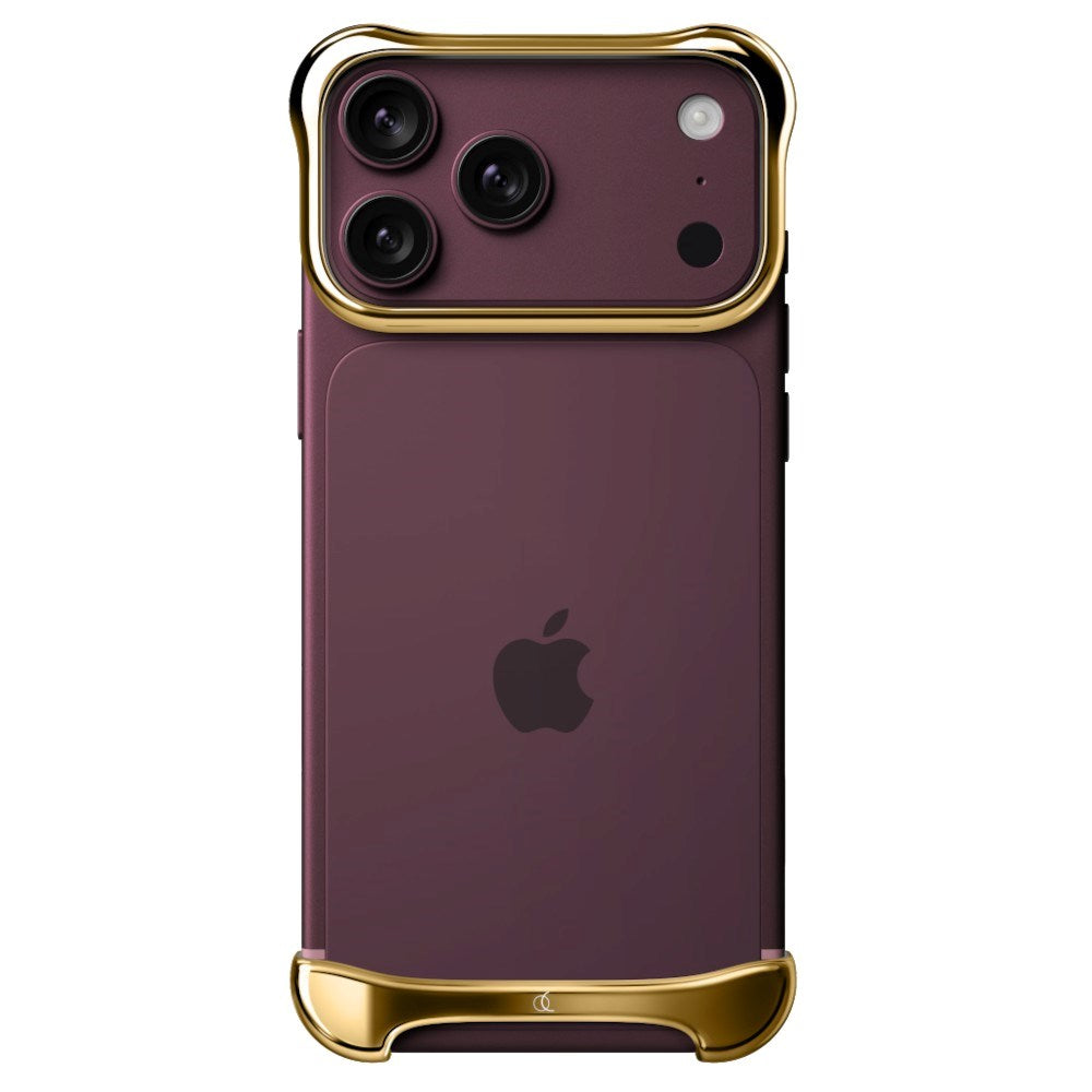 iPhone 18 Pro Arc Pulse Aluminum Bumper Deksel - Gold