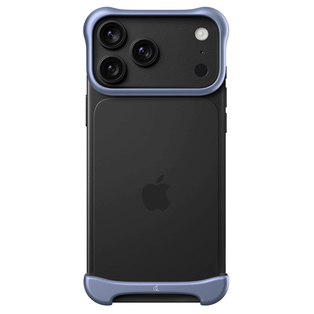 iPhone 18 Pro Max Arc Pulse Aluminum Bumper Deksel - Matte Light Blue