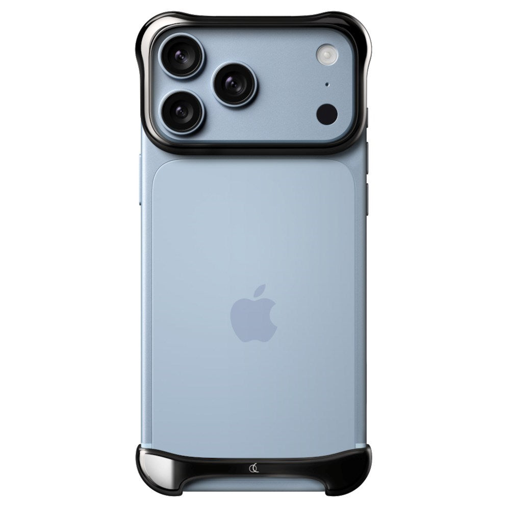 iPhone 18 Pro Arc Pulse Titanium Bumper Deksel - Onyx Black