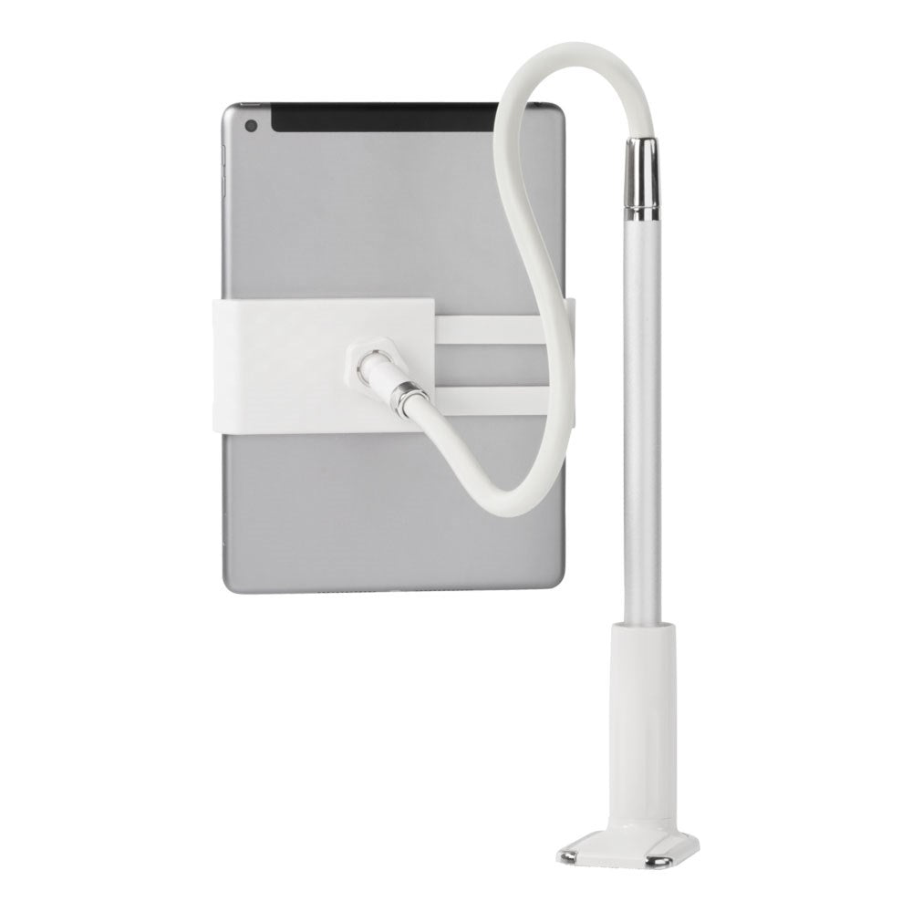 Deltaco Bordholder til Mobil & Nettbrett - 125 til 190 mm - Hvit