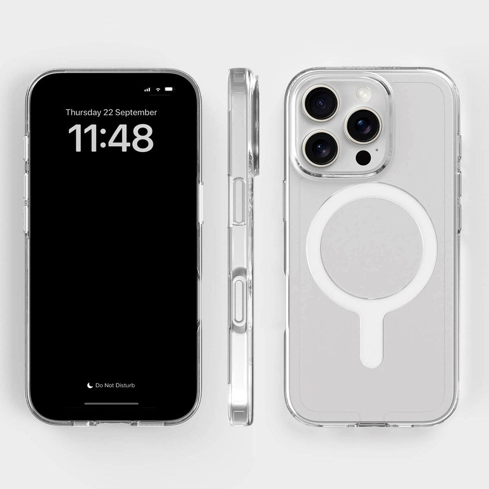 agood company iPhone 16 Pro CLRPRTCT 100% Resirkulert Plast Deksel - Transparent / Clear