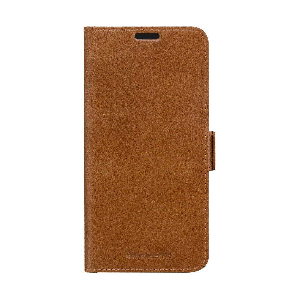 Samsung Galaxy A55 (5G) dbramante1928 Copenhagen Ekte Skinn Flip Deksel m. Lommebok - Tan