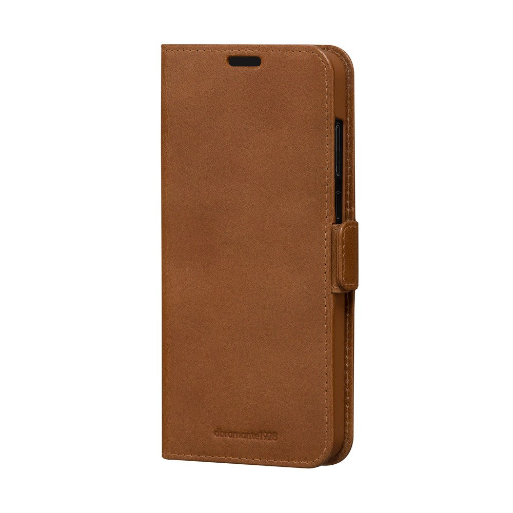 Samsung Galaxy A55 (5G) dbramante1928 Copenhagen Ekte Skinn Flip Deksel m. Lommebok - Tan