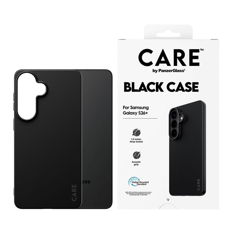 Samsung Galaxy S26+ (Plus) CARE by PanzerGlass Fearlessly Fashionable Deksel - Black