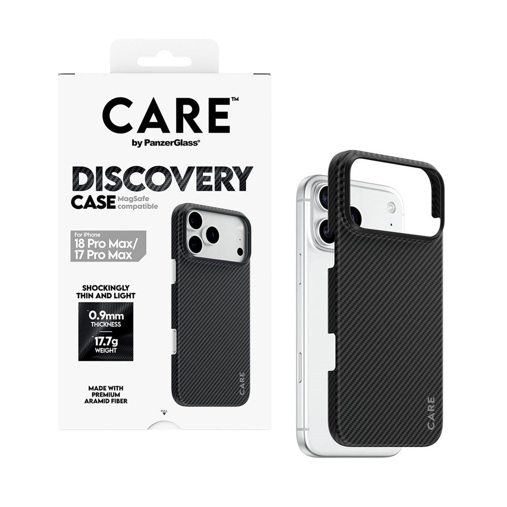 iPhone 18 Pro Max / 17 Pro Max CARE by PanzerGlass Crossfire Deksel - MagSafe Kompatibel - Svart