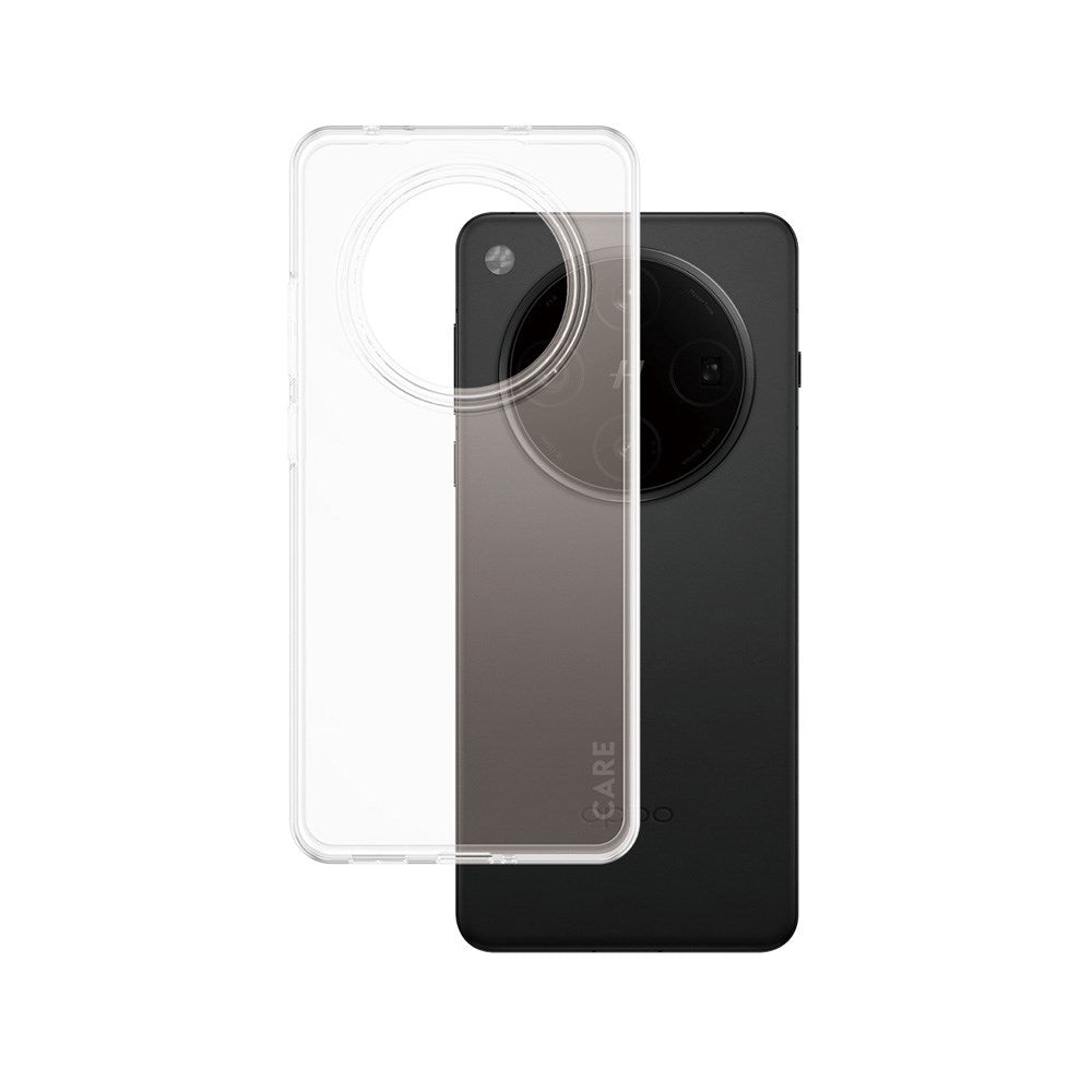 CARE by PanzerGlass OPPO A5x (4G) Fashionable Transparent X-Ray Soft Basic Case - Gjennomsiktig