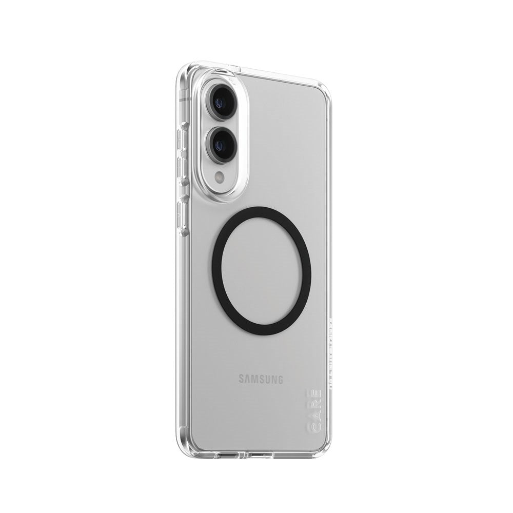 CARE by PanzerGlass Samsung Galaxy S25 Edge FLAGSHIP Urban Combat-deksel - MagSafe Kompatibel - Transparent / Black