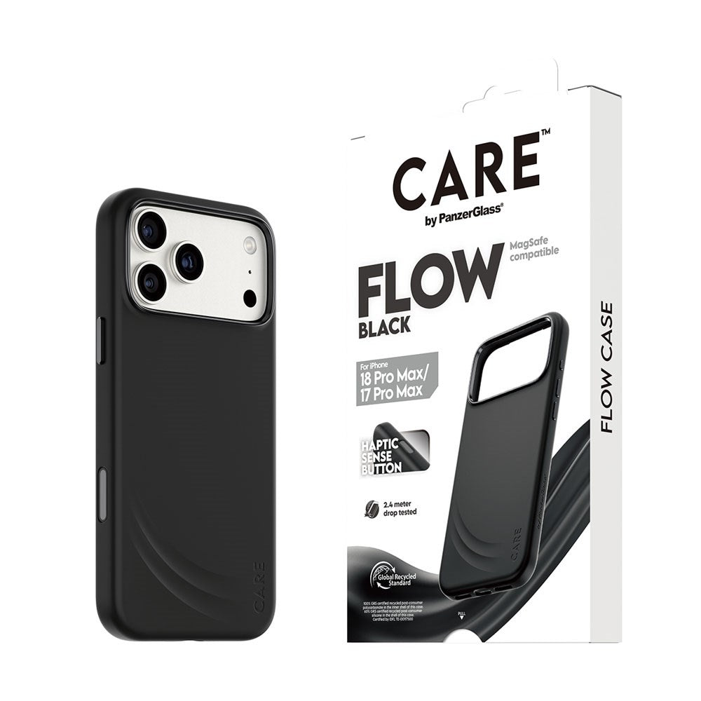 iPhone 18 Pro Max / 17 Pro Max CARE by PanzerGlass Feature Flow Deksel - MagSafe Kompatibel - Svart