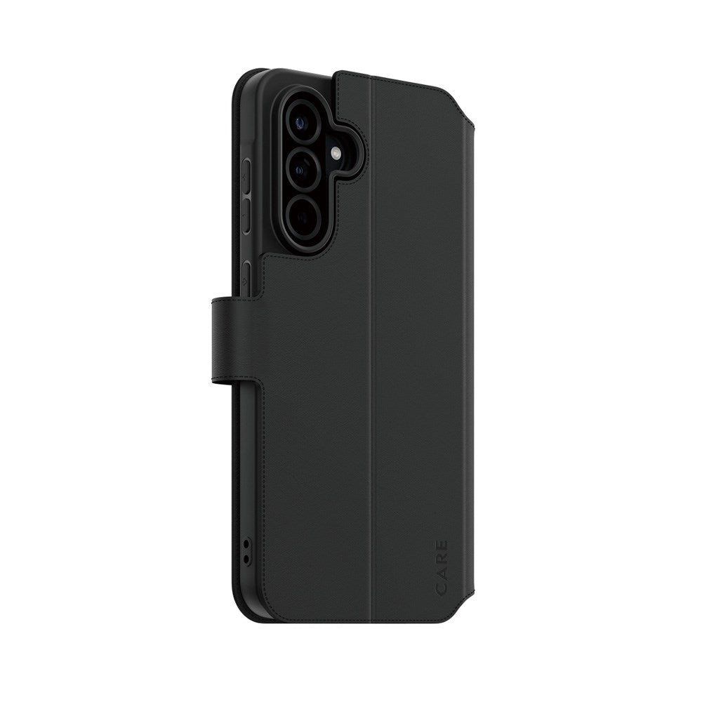 CARE by PanzerGlass Samsung Galaxy A26 (5G) Feature Wallet Case med Stativfunksjon - Svart