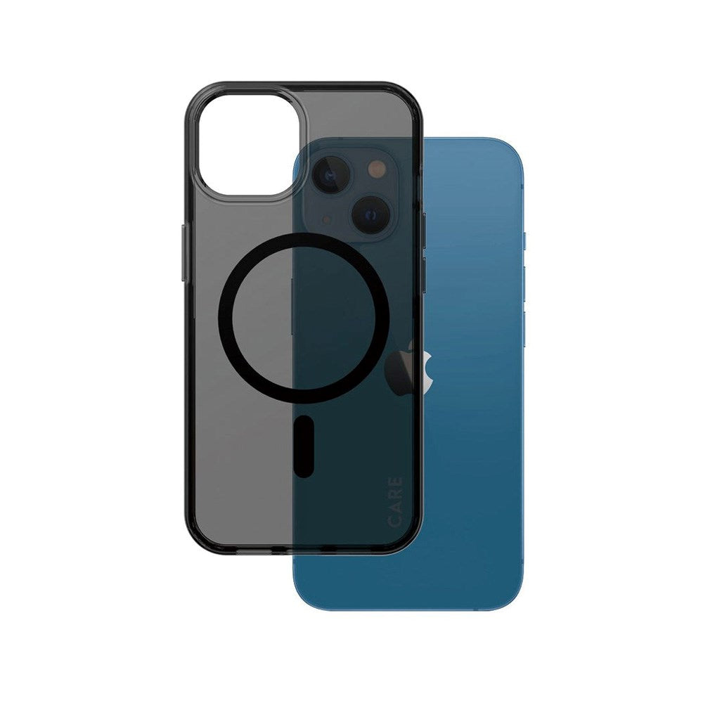 CARE by PanzerGlass iPhone 13 / 14 FLAGSHIP Urban Combat-deksel - MagSafe Kompatibel - Smokey / Black
