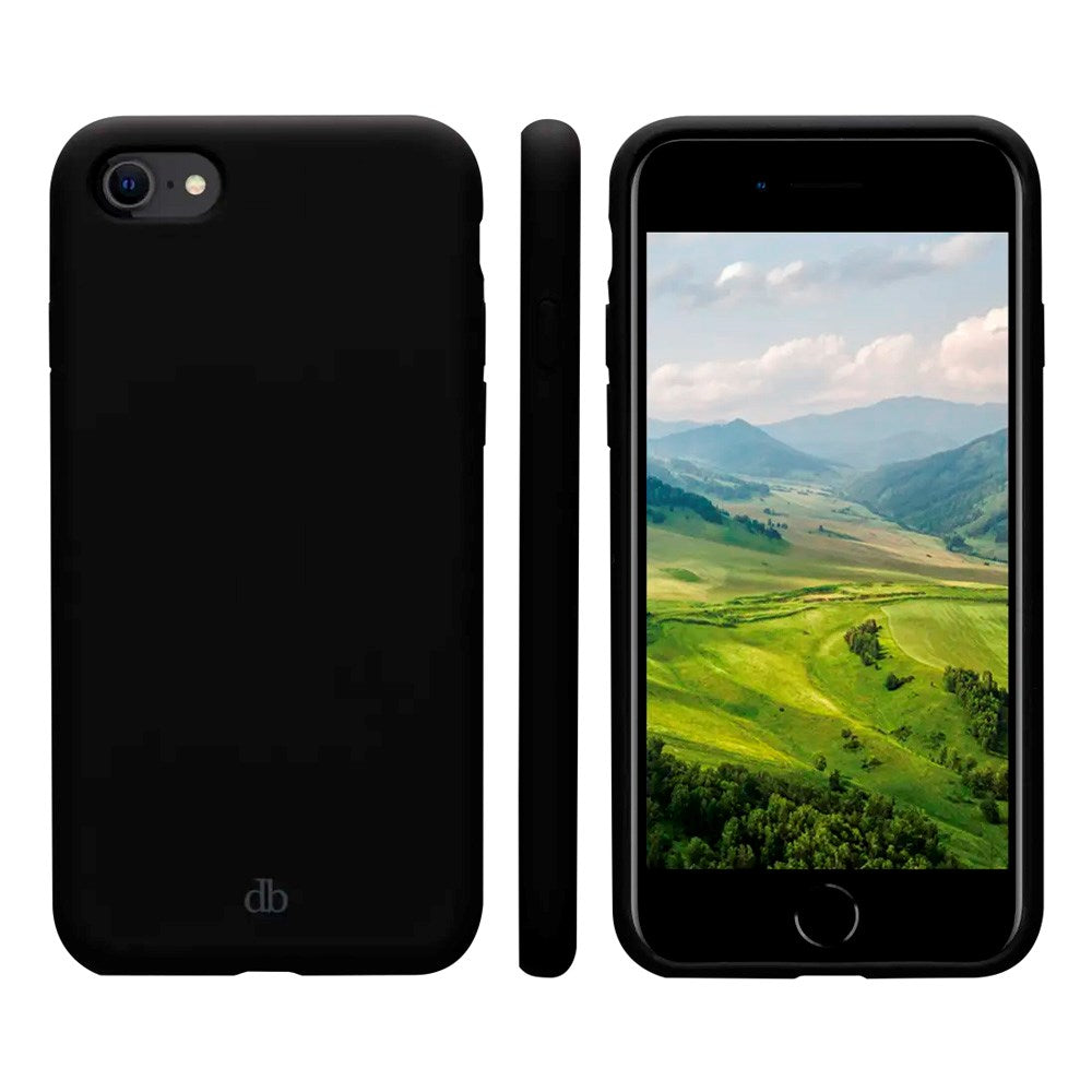 iPhone SE/8/7 dbramante1928 Costa Rica Skal Silikon - 100% Återvunnen Plast - Night Black