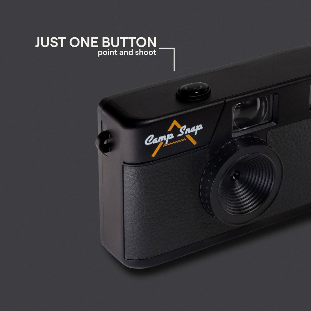 Camp Snap Skjermløst Digitalkamera - 8 Megapiksler - Oppladbart - Stealth Black