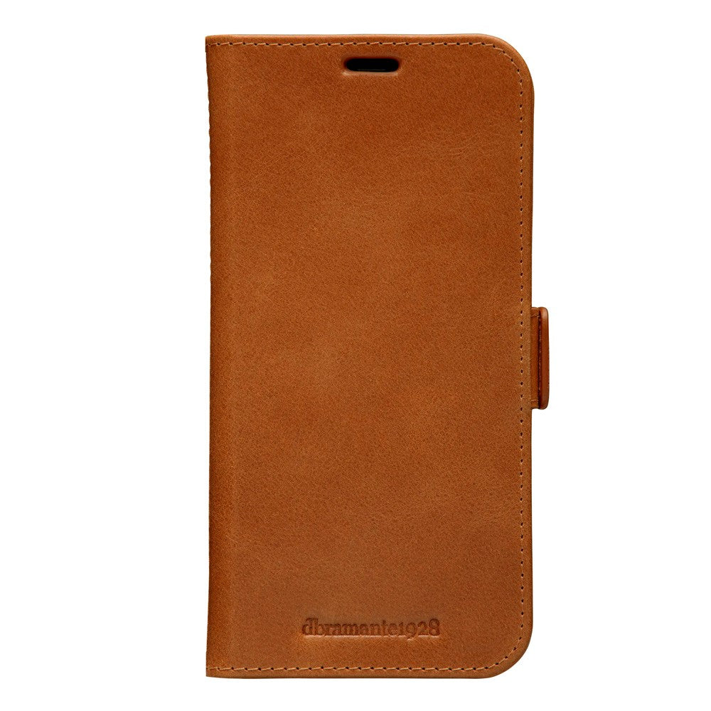 iPhone 12 Pro Max dbramante1928 Copenhagen Slim Ekte Skinn Flip Deksel m. Lommebok - Tan
