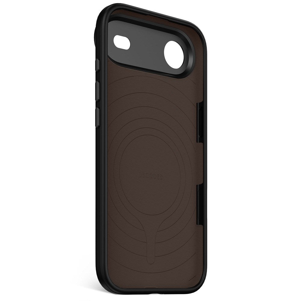 Decoded iPhone Air AntiMicrobial Silikon Deksel - MagSafe Kompatibel - Phantom Black